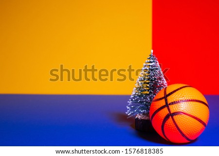 basketball and new year. soprt and christmas