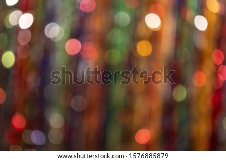 Christmas lights out of focus. Background for cards and New Year greetings.
