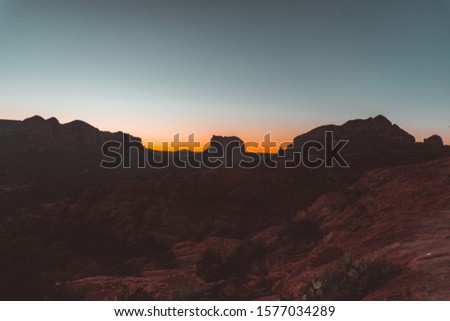 Sunrise over Cathedral Rock in Sedona