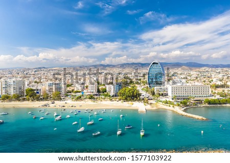Panorama Of The City Of Limassol, Cyprus Royalty-Free Stock Photo #1577103922