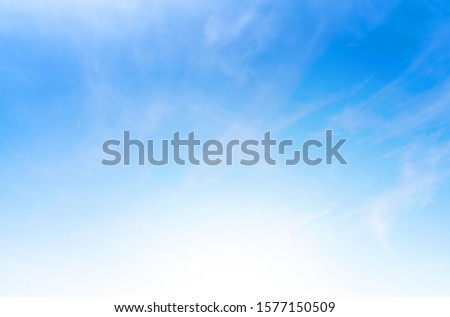 Blue sky with cloud bright at. Border, Thailand - Malaysia Royalty-Free Stock Photo #1577150509