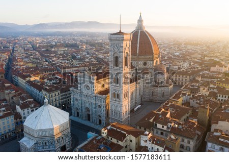 Florence Duomo in Italy. Lived here for four years and experienced its beauty. Royalty-Free Stock Photo #1577183611