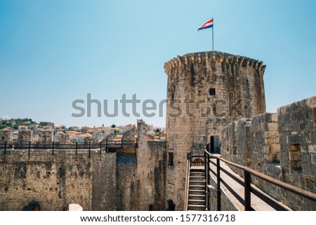Kamerlengo castle and fortress in Trogir, Croatia