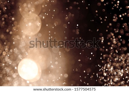 cute red plenty of flying christmas lights bokeh texture - abstract photo background