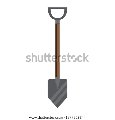 Shovel clip art design vector illustration image