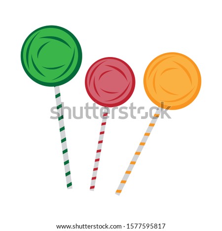 Lollipop clip art design vector illustration image