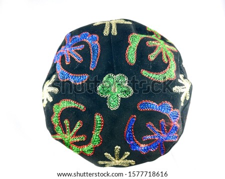 Uzbekistan Hat Vintage Hand made  Royalty-Free Stock Photo #1577718616