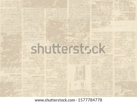 Grungy Newspaper Texture Stock Photos And Images Avopix Com