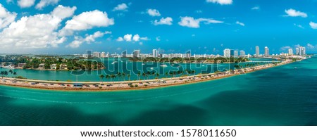Miami port view, FL, USA