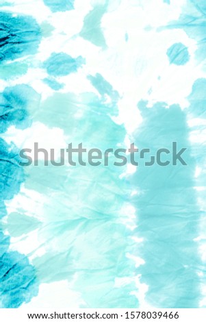 Beautiful Dirty Art Watercolour. Geometric fashion. Abstract Vertical Rainbow Marble Paint. Festive Ultramarine, Blue On White. Water Colour Brush Srtoke. Dirty Art.