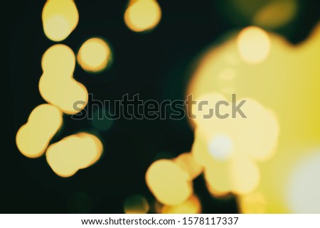 Gold abstract bokeh background. Lights.