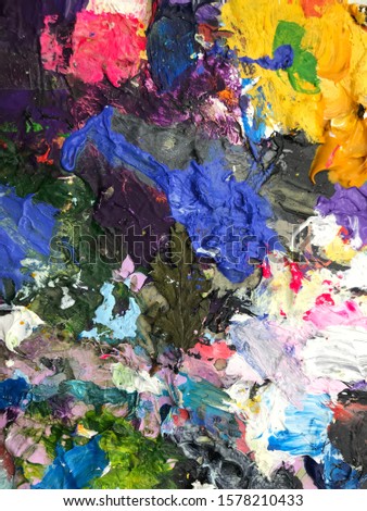 Buying abstract pastel interesting amazing perfect background images made of colorful paints side by side contrast composition.