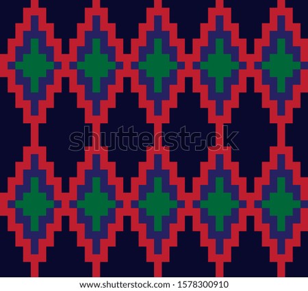 Classic Argyle Seamless Pattern - This is a classic argyle, diamond shape pattern suitable for website resources, graphics, print designs, fashion textiles and etc.