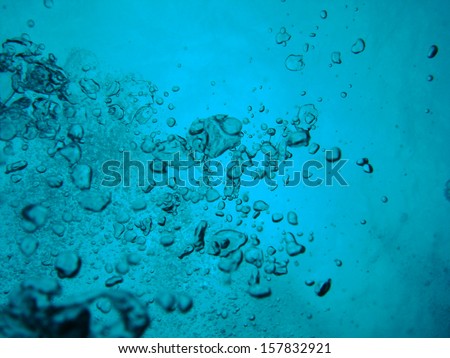 underwater air bubbles