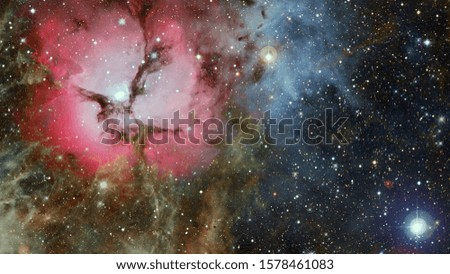 Bursting galaxy. Elements of this image furnished by NASA