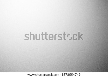 Light Beam on White Concrete Wall Texture Background.