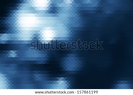 Lights on blue background.Pixel background.