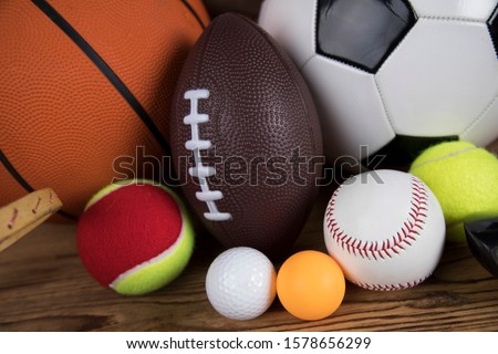 Balls, Sports Equipment, Winner background