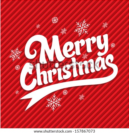 Christmas Greeting Card and text Vector, Red Background 2
