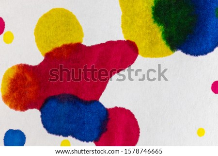 Abstract watercolor art hand painted background. Watercolor stains.