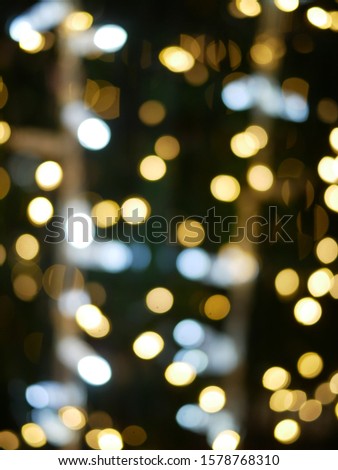 Golden blurry bokeh background and copy space,wallpaper,backdrop
