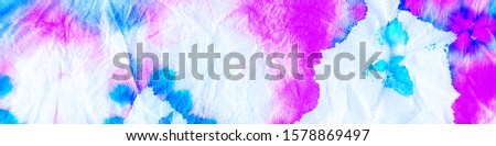 Colorful abstract banner Blue, turquoise, purple and pink banner tie dye. For creativity watercolour graphic design. with tie dye pattern on white background.