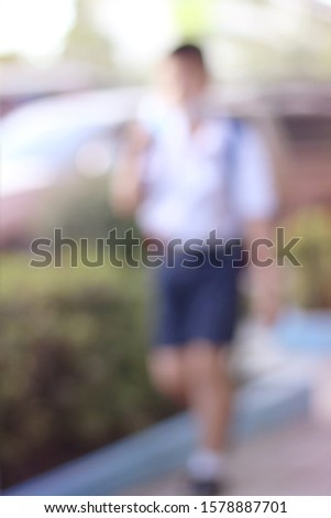 blurred people  blur walking of school days abstract images for blurred backgrounds
