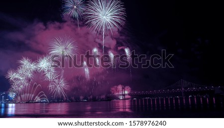 Fireworks in Busan, South Korea