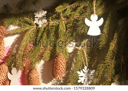 Christmas tree in Vishneve City