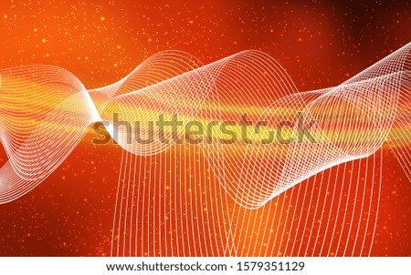 Light Orange vector blurred bright pattern. Colorful abstract illustration with gradient. The best blurred design for your business.