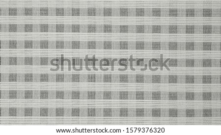 white translucent checkered fabric, background or texture