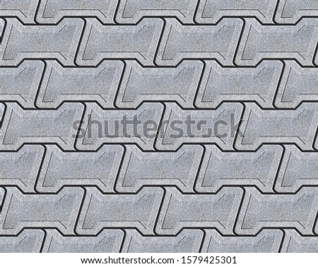Texture with pattern concrete tiles