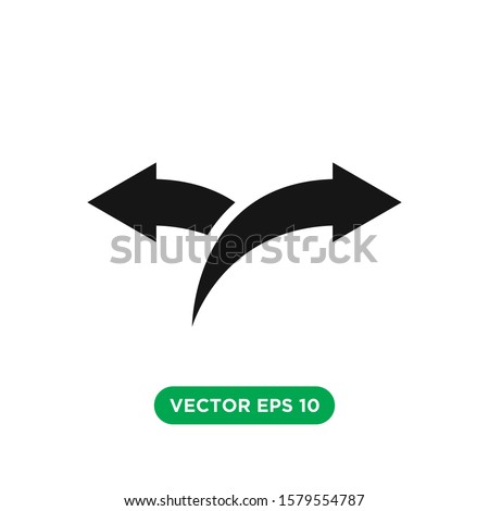 arrow vector icon design concept 