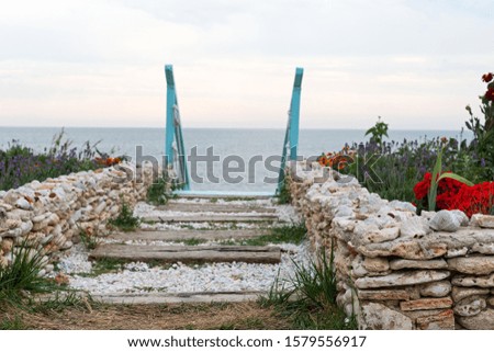 Picture of a private pier at Vama Veche, romania
