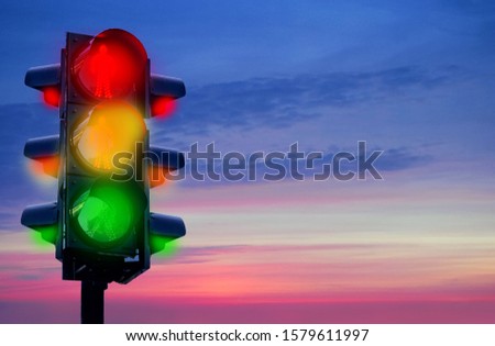Traffic light red Stop walking Do not cross Isolated on white background