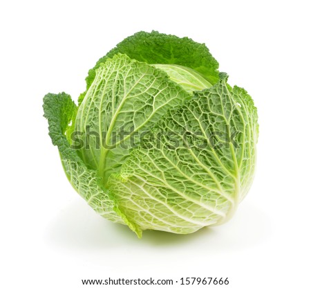 Isolated Cabbage Royalty-Free Stock Photo #157967666