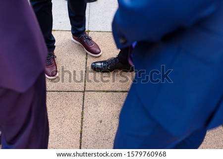Elegant men's outdoor shoes -image