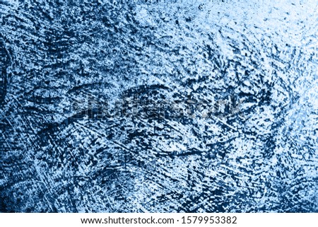 Abstract grunge blue and grey concrete texture background. Beton blue concrete surface.