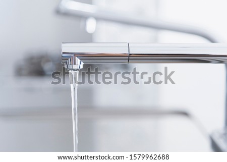 Water faucet taken in the studio