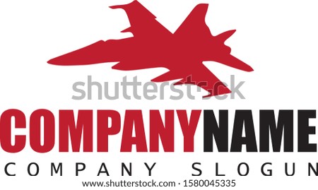 Modern Air Plane Logo Deign Template