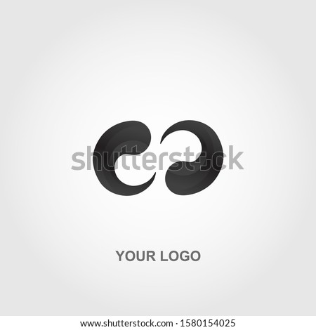 abstract geometric logo template color design 