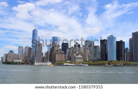 Skyline view of New York USA