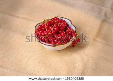 Fresh washed red berries the table, diet healthy ecological food from the garden