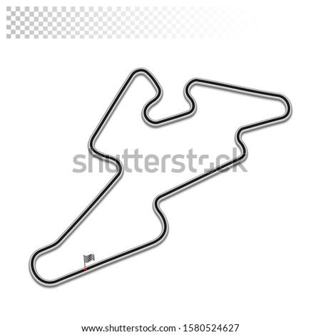 Brno Circuit for motorsport and autosport. Czech grand prix race track.   Royalty-Free Stock Photo #1580524627