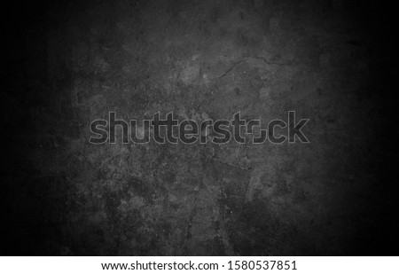 Old wall texture cement dark black and gray abstract grey color design are light with white gradient background.