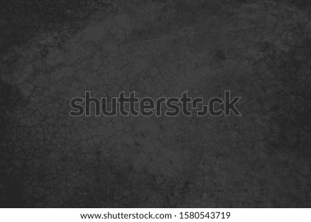 Art black concrete stone texture for background in black. Abstract color dry scratched surface wall cover colorful paper scratches shabby vintage Cement and sand grey dark detail covering.