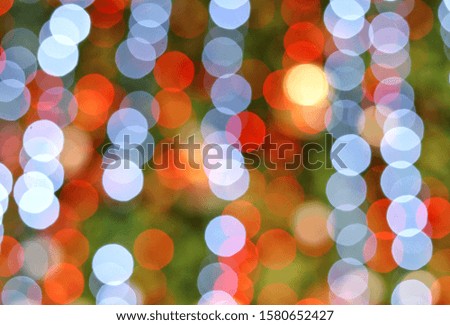  Colorful bokeh abstract light background.