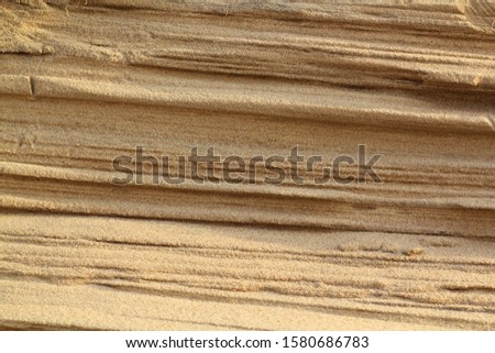 Single type horizontal sand layers texture