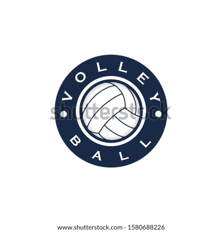 vector of Volleyball logo design eps format