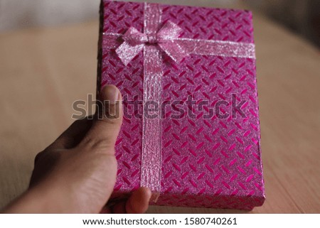 A gift box for a very romantic and beautiful couple